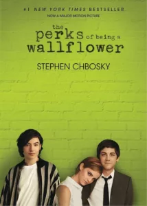 the perks of being a wallflower book cover with movie actors