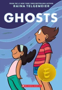 ghosts book cover two young sisters