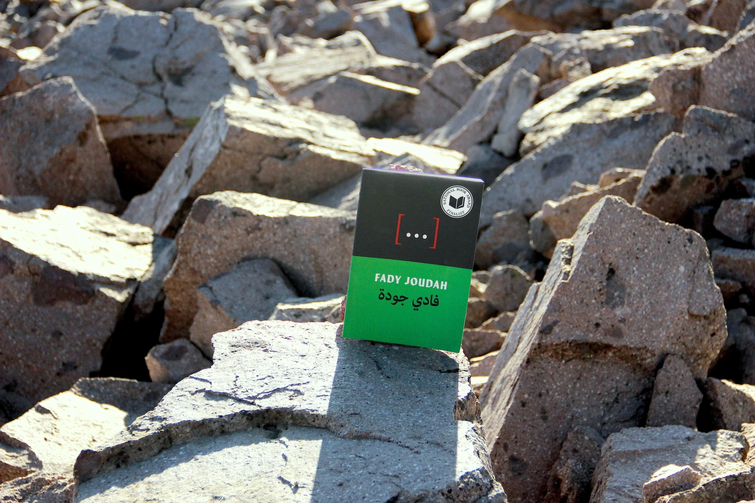 [...] poetry book by fady joudah in rubble