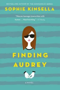 finding audrey book cover, woman with sunglasses