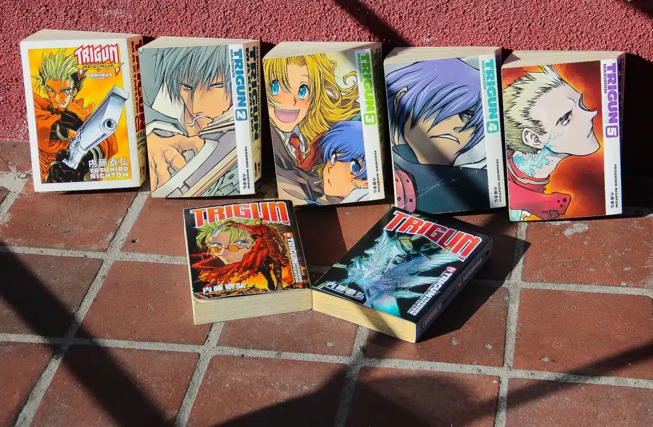 Trigun manga series paperback books
