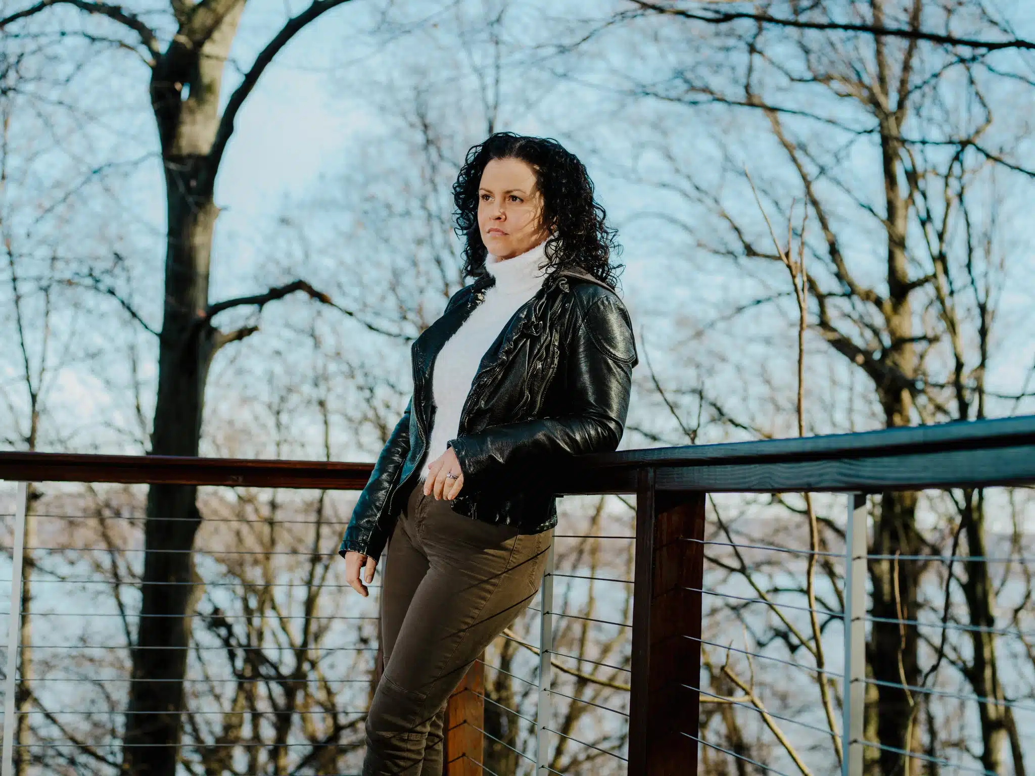 Jeanine Cummins Standing in Nature