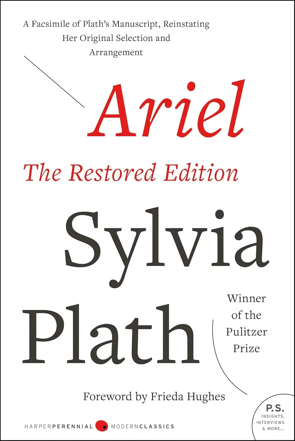 Ariel, a Paperback Poetry Book by Sylvia Plath