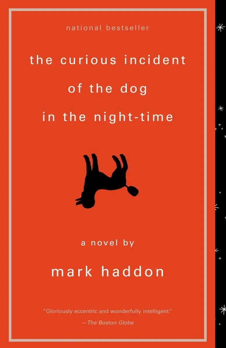 The Curious Incident of the Dog in the Night-Time, a Paperback Novel by Mark Haddon