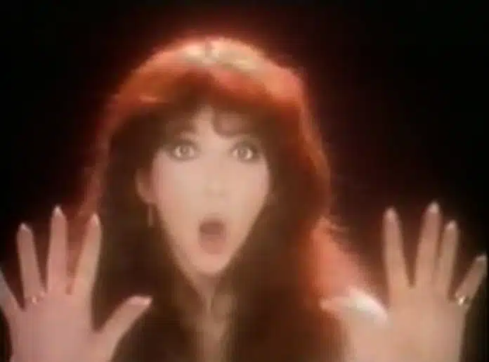 Kate Bush in Her Wuthering Heights Music Video