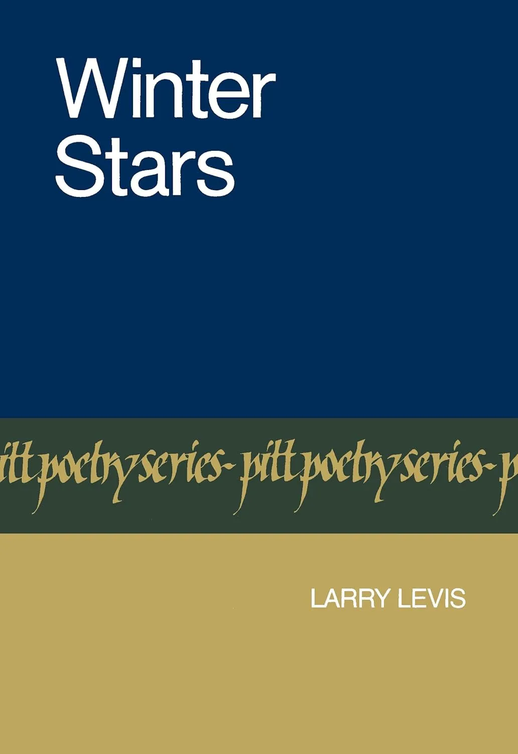 Winter Stars by Larry Levis, a Paperback Book