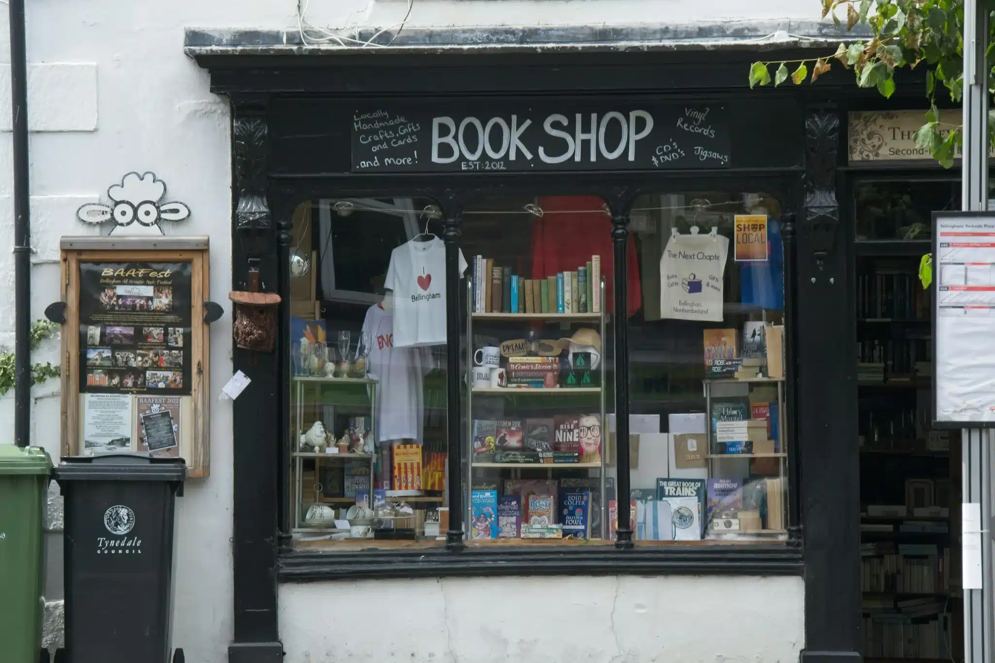 The Front of an Independent Bookstore