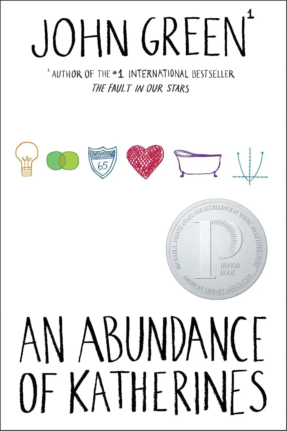 An Abundance of Katherines, a Paperback Novel by John Green