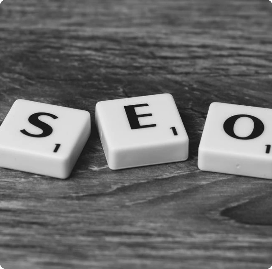SEO scrabble pieces